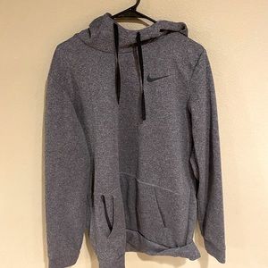 Grey Nike turtle neck hoodie